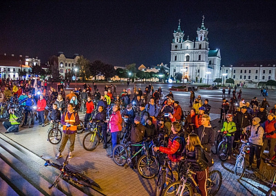 В Гродно пройдет первый светопарад на велосипедах