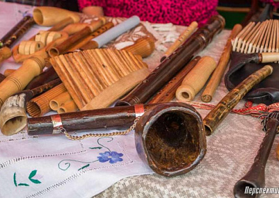 Музейная комната деревянных музыкальных инструментов народного мастера М.А. Скромблевича